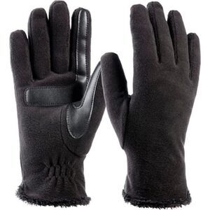 Isotoner Women's Stretch Fleece Gloves with Microluxe and Smart Touch Te…